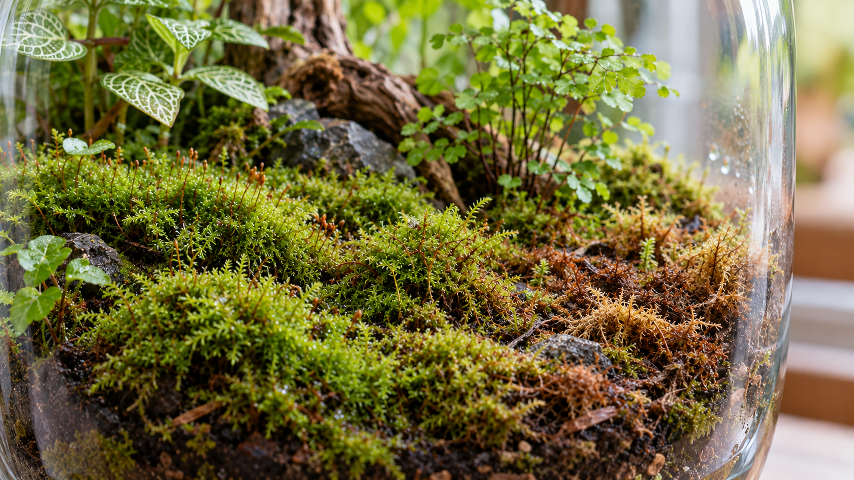 Pourquoi la mousse de mon terrarium devient-elle marron ? Causes et solutions pour la sauver