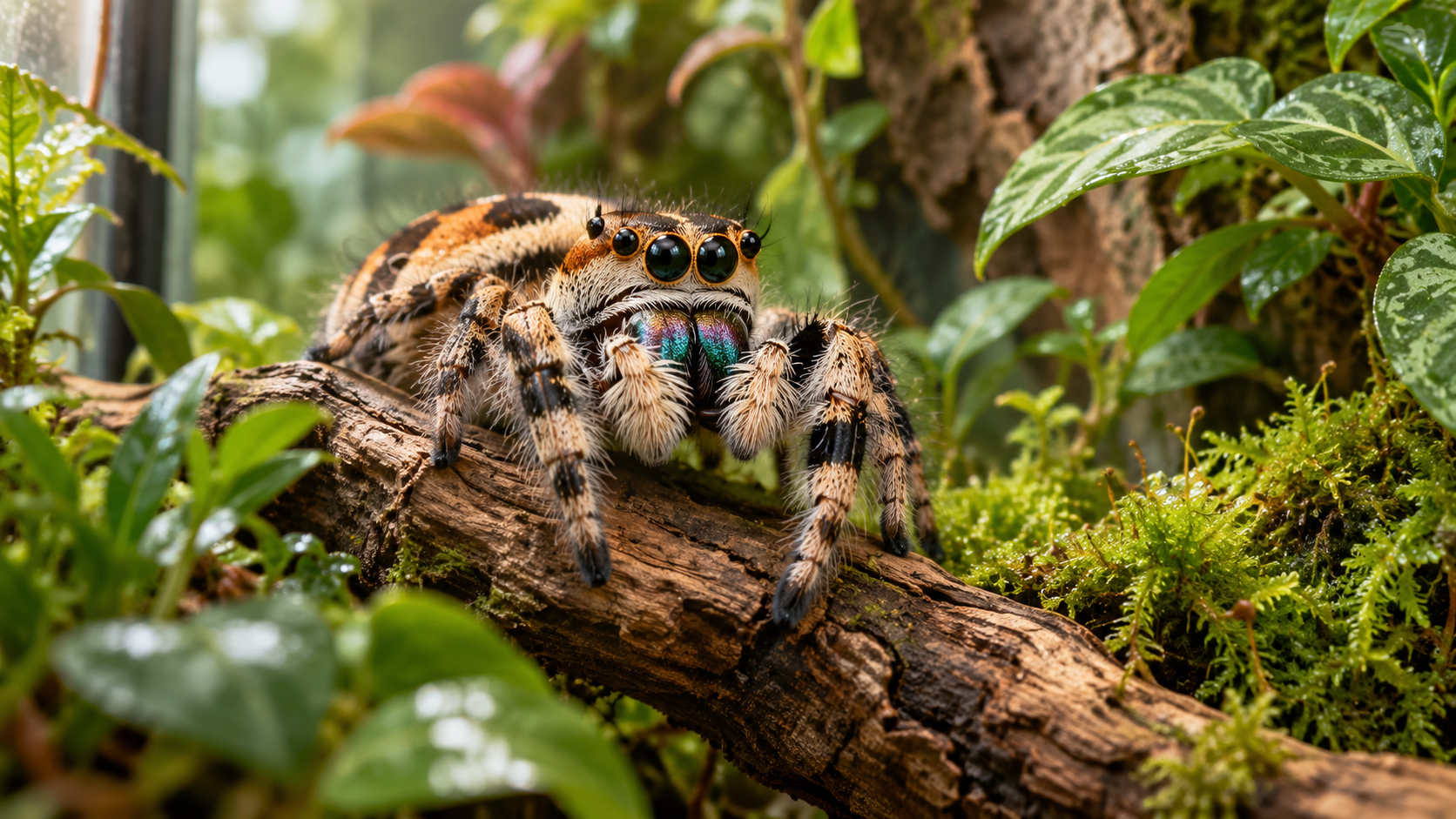Phidippus regius : tout savoir sur son élevage, son terrarium et sa reproduction