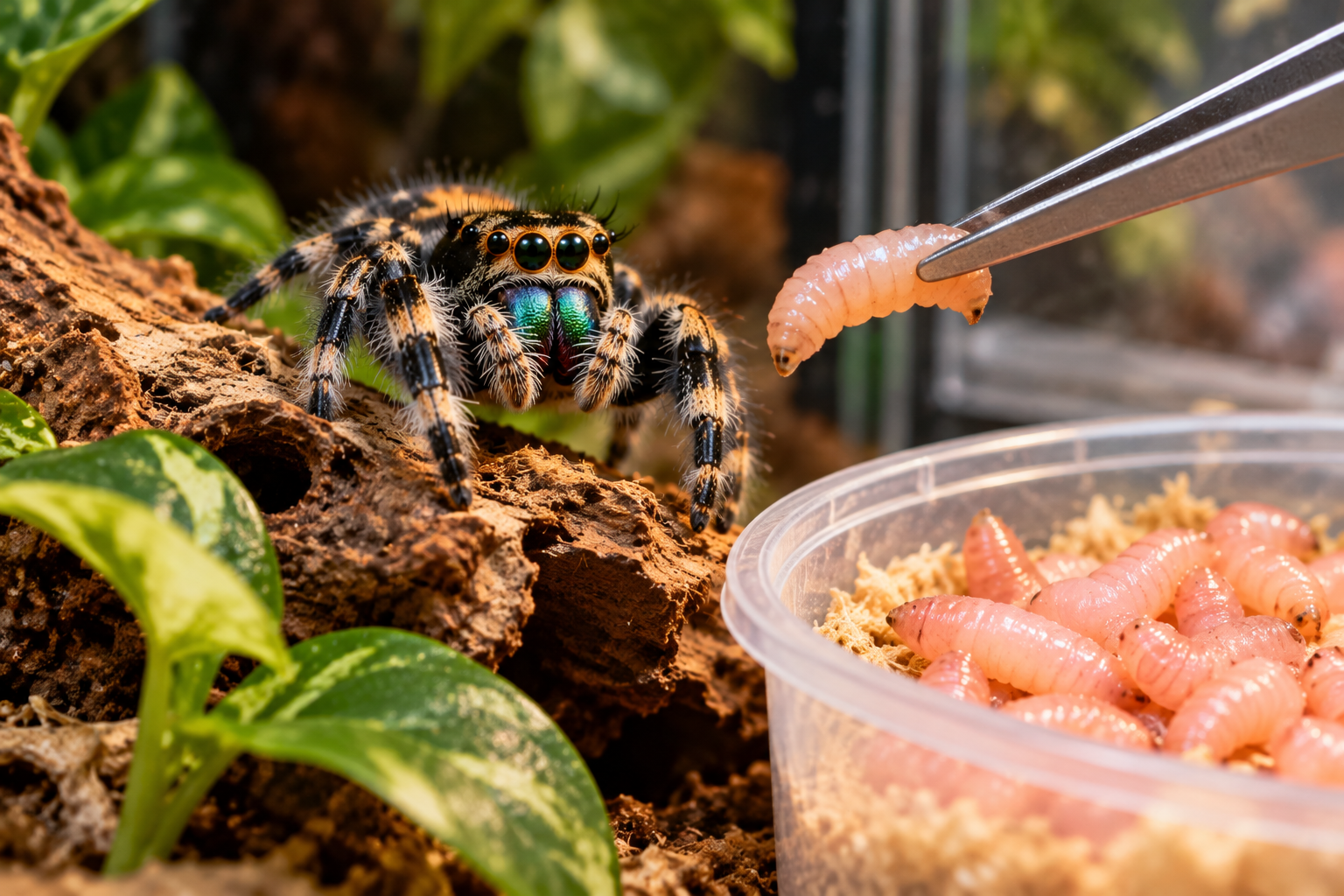 Comment élever des pinkies pour nourrir une Phidippus regius ? Le guide complet